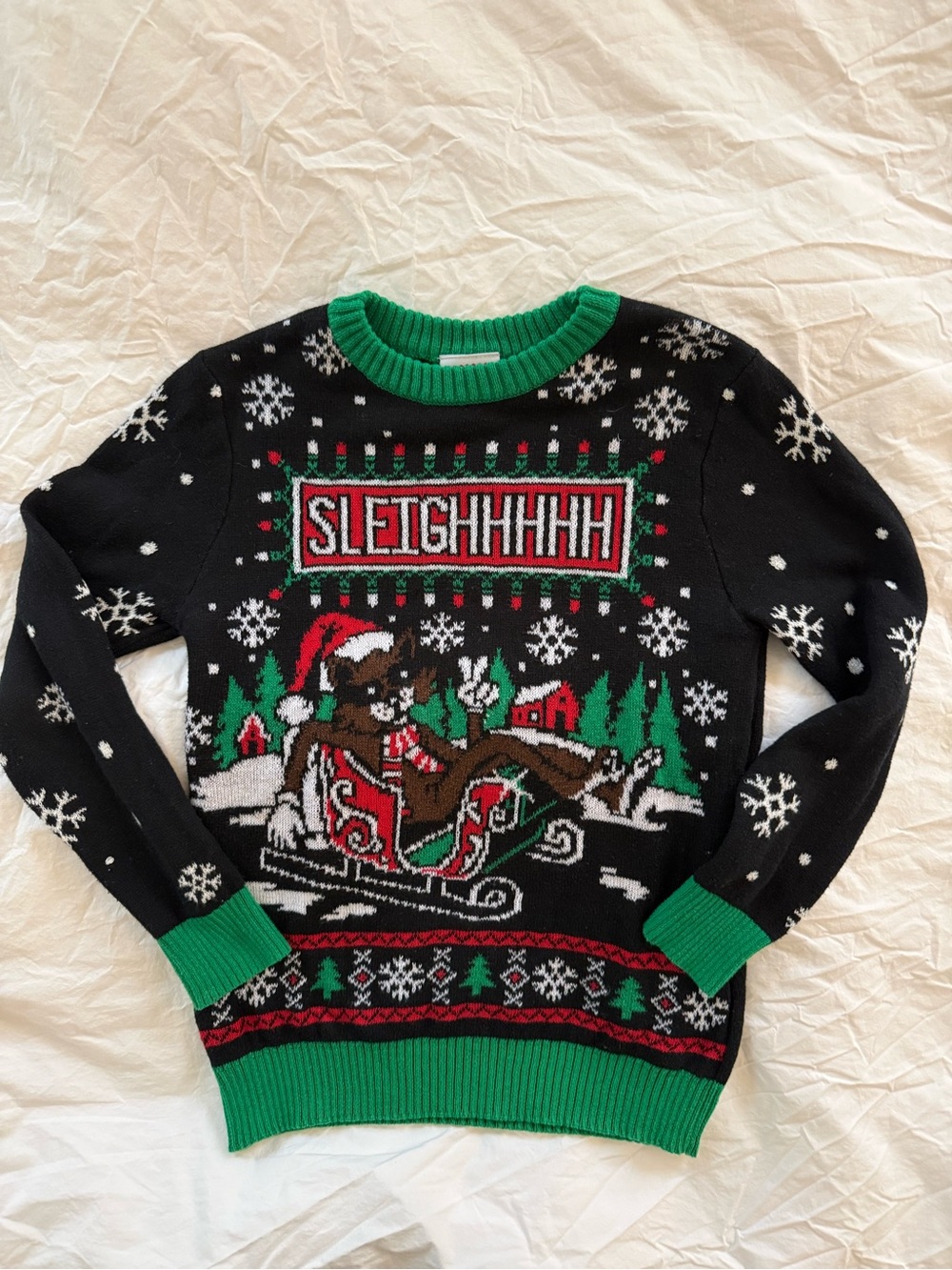 Kids Retro Christmas Sweater